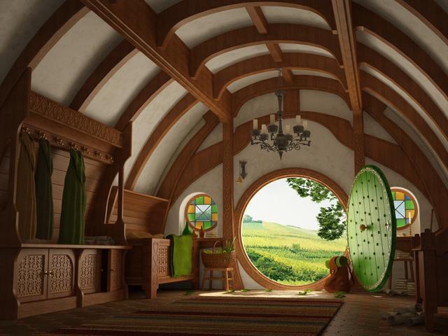 Hobbit’s Hole in JRR Tolkien’s The Lord of the Rings. Hobbit’s Hole in JRR Tolkien’s The Lord of the Rings.