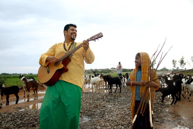 Dixit wears only cotton lungis, which he picks up from Sri Lanka