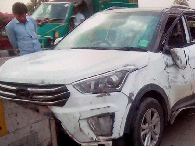 In the FIR, the complainant Aarti Gupta claimed she was driving her Creta car around 6pm in Anand Niketan on Sunday when the diplomat’s car suddenly came and rammed the front door of her car. (Youtube) In the FIR, the complainant Aarti Gupta claimed she was driving her Creta car around 6pm in Anand Niketan on Sunday when the diplomat’s car suddenly came and rammed the front door of her car. (Youtube)