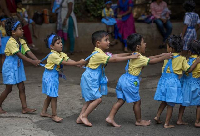Play time comes before school time, for sure! (SATISH BATE) Play time comes before school time, for sure! (SATISH BATE)