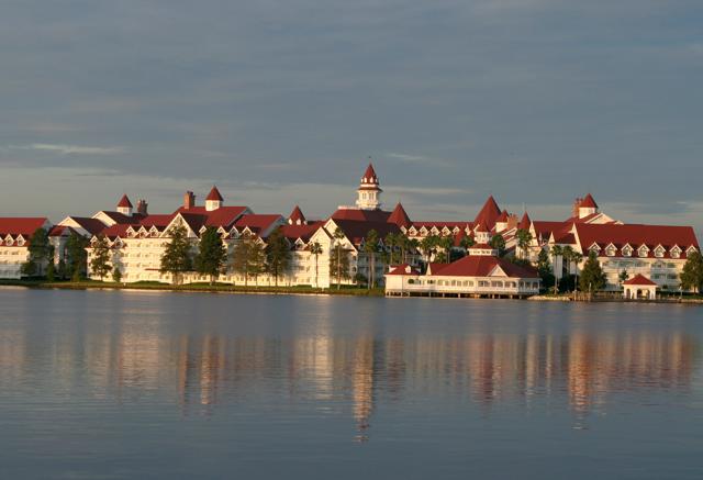 Early morning view of the Grand Floridian Resort and Spa located in the Magic Kingdom at Disney World in Orlando. (REUTERS)