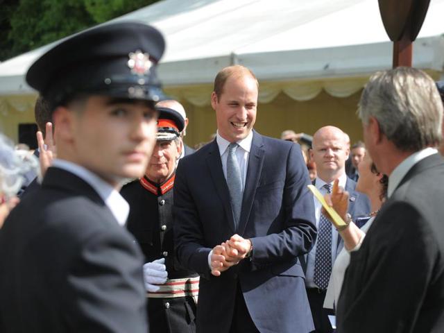 Britain's Prince William, Duke of Cambridge, attends a garden party hosted by the secretary of state for Northern Ireland, Theresa Villiers at Hillsborough Castle in Hillsborough. (AFP) Britain's Prince William, Duke of Cambridge, attends a garden party hosted by the secretary of state for Northern Ireland, Theresa Villiers at Hillsborough Castle in Hillsborough. (AFP)