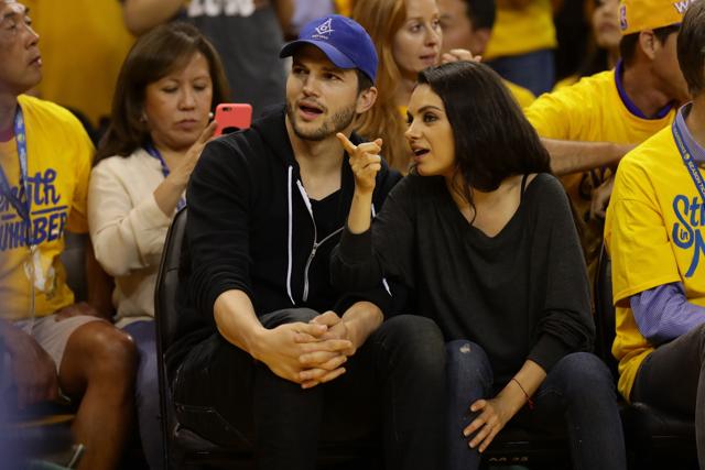 Ashton Kutcher and Mila Kunis have a daughter, Wyatt, who was born in October 2014. (AFP)