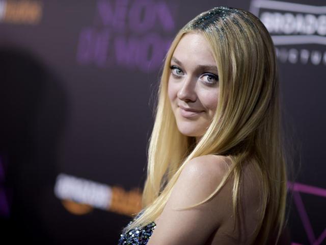 Lead star Elle Fanning’s sister Dakota Fanning attends the LA Premiere of The Neon Demon held at ArcLight Hollywood. (Richard Shotwell/Invision/AP)