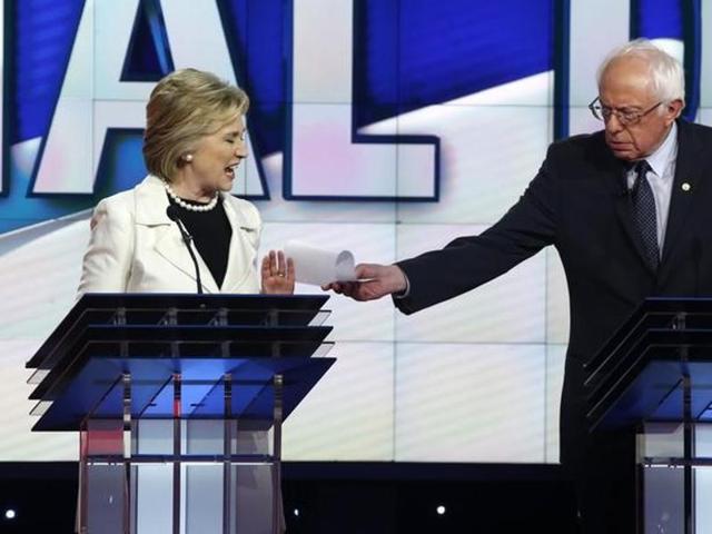 Hillary Clinton and Bernie Sanders in New York, April 14 (Reuters) Hillary Clinton and Bernie Sanders in New York, April 14 (Reuters)