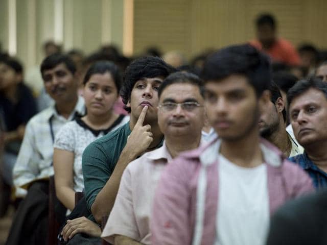 Like all other courses, admission to the language courses will take place on the basis of merit and the cutoff released by the department.(Saumya Khandelwal/HT Photo)