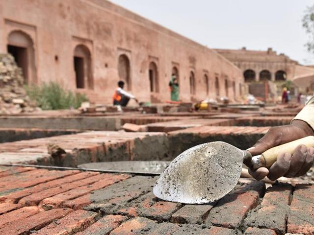 Former prime minister Manmohan Singh had handed over ts keys to the civil administration in 2006 for its conservation. (Gurpreet Singh/HT Photo)