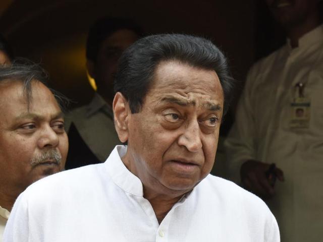 New Delhi, India - May 10, 2016: Congress leader Kamal Nath at Parliament during the budget session in New Delhi, India, on Tuesday, May 10, 2016. (Photo by Mohd Zakir/ Hindustan Times)(Hindustan Times)