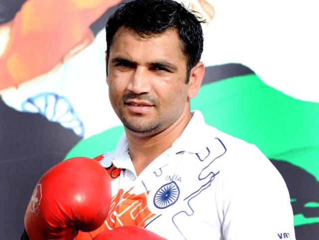 Kuldeep Singh became the national champion in 75-kg weight category in 2007.(Bharat Bhushan/HT Photo) Kuldeep Singh became the national champion in 75-kg weight category in 2007.(Bharat Bhushan/HT Photo)