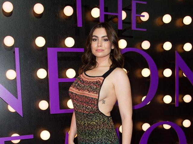 Sophie Simmons attends the Neon Demon Premiere, in Hollywood, California. (AFP)