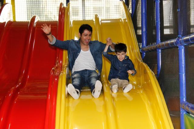 Actor Ssudeep Sahir says that all his evenings are booked for his son.