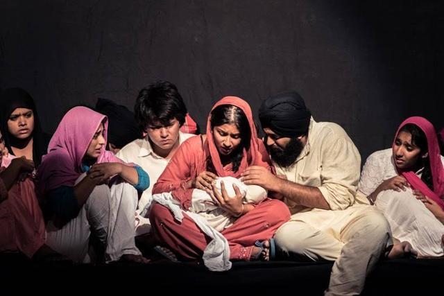 Members of Ankur during the performance of their stage annual production- Gulzar Gali.