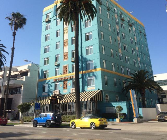 The city of Santa Monica, near Los Angeles, USA.