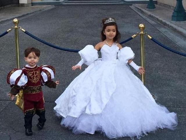 Garcia, 32, is a California-based fashion designer, husband, and father-of-three, who has recently been getting a ton of attention for his incredibly intricate Disney costumes, especially the ones he makes for his children.