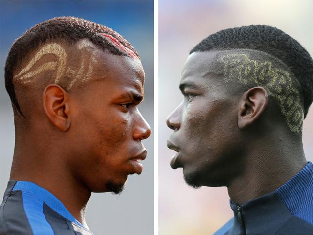France’s Paul Pogba sports the new barnet. France’s Paul Pogba sports the new barnet.