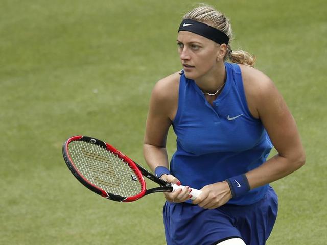 Kvitova squandered a 2-0 lead in the decider. (REUTERS) Kvitova squandered a 2-0 lead in the decider. (REUTERS)