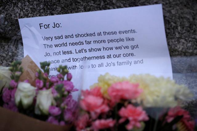 A card in tribute to Jo Cox (Reuters) A card in tribute to Jo Cox (Reuters)