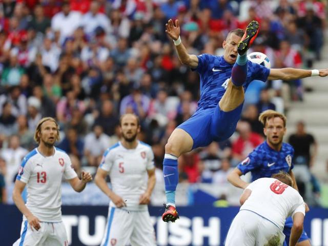 Croatia's Ivan Perisic during their Euro 2016 match against Czech Republic. (Reuters Photo)