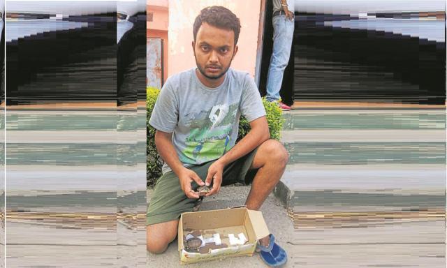The Indian roofed turtles recovered from accused in Dehradun. (HT photo) The Indian roofed turtles recovered from accused in Dehradun. (HT photo)