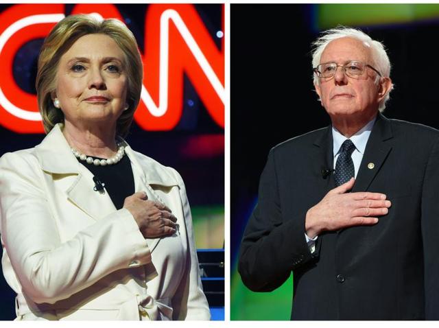Sen Bernie Sanders has shown his support to Democratic Presidential candidates Hillary Clinton to defeat the presumptive Republican candidate Donald Trump in the US Presidential polls. (AFP file photo) Sen Bernie Sanders has shown his support to Democratic Presidential candidates Hillary Clinton to defeat the presumptive Republican candidate Donald Trump in the US Presidential polls. (AFP file photo)