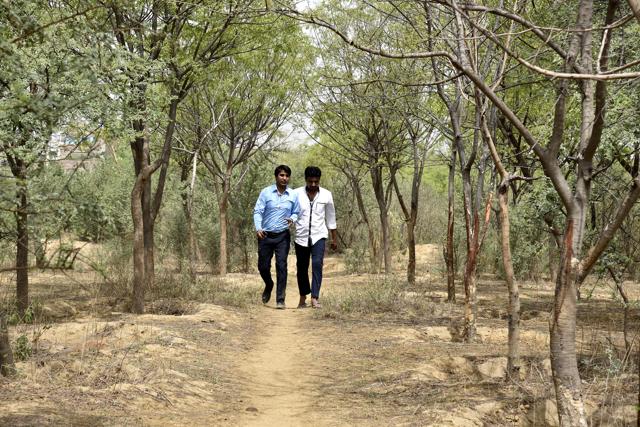 The department aims to construct 2.5 kilometre-long jogging track that will run along the water body in Jaunapur. (S Burmaula / HT Photo) The department aims to construct 2.5 kilometre-long jogging track that will run along the water body in Jaunapur. (S Burmaula / HT Photo)