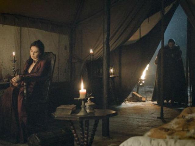 Jon to Melisandre: “If I die this time, don’t bring me back.” Yea, dream on Snow, fans wont let this happen. (HBO)