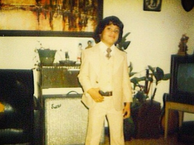 Even at age 4, Dwayne Johnson had some of that winning charm. (Instagram) 