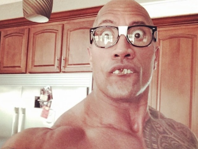 Finally, here is The Rock we’ve all become familiar with. With slight quirks. (Instagram) 