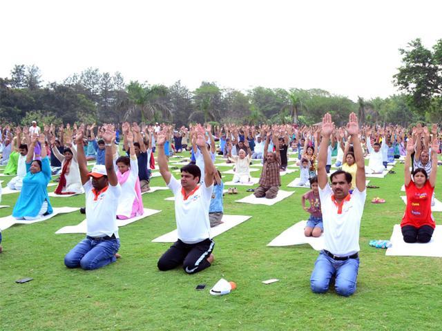 Right posture is an important teaching of yoga. (Namo Gange Trust) Right posture is an important teaching of yoga. (Namo Gange Trust)