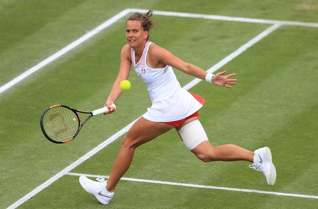 Strycova wore down Vandeweghe to reach her second Birmingham final. (AP) Strycova wore down Vandeweghe to reach her second Birmingham final. (AP)