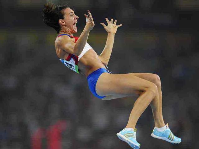 Russian pole vault star Yelena Isinbayeva termed the ban a violation of human rights. (Reuters file photo) Russian pole vault star Yelena Isinbayeva termed the ban a violation of human rights. (Reuters file photo)