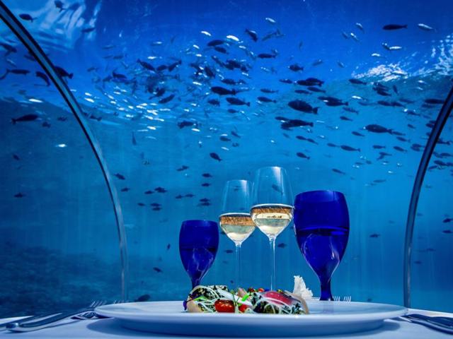 The Maldives is set to become home to another lavish, five-star luxury resort, with its star attraction being the world’s largest underwater restaurant. (AFP) The Maldives is set to become home to another lavish, five-star luxury resort, with its star attraction being the world’s largest underwater restaurant. (AFP)