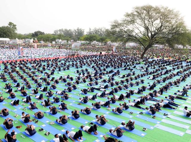 June 21 is celebrated as International Yoga Day. (Keshav Singh/HT Photo)