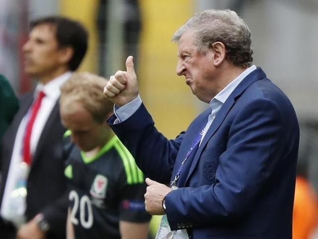 England's coach Roy Hodgson stands by the bench during the Euro 2016 Group B football match between England and Wales at the Bollaert stadium in Lens, France. (AP Photo) England's coach Roy Hodgson stands by the bench during the Euro 2016 Group B football match between England and Wales at the Bollaert stadium in Lens, France. (AP Photo)