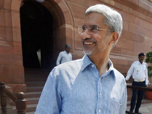 In this file photo, foreign secretary S Jaishankar can be seen at the Parliament House in New Delhi.(PTI)