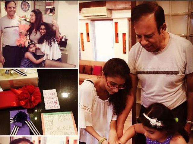 And that’s how Sushmita and her daughters celebrated Fathers’ Day. (Instagram)