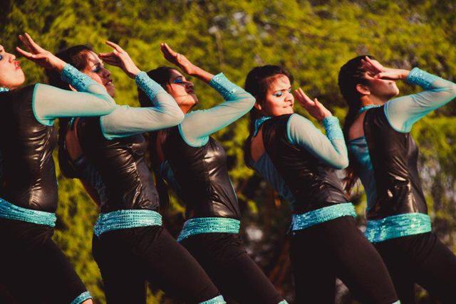 Members of Panache, the dance society of Shri Ram College of commerce, during a performance. Members of Panache, the dance society of Shri Ram College of commerce, during a performance.