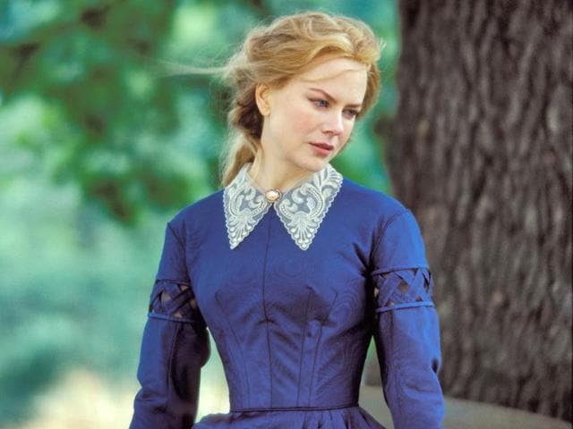 1. Ada Monroe in Cold Mountain (2003): Set during the days of American Civil War, Kidman plays the role of Ada Monroe. The movie tells of her journey of reunion with her sweetheart played by Jude Law.