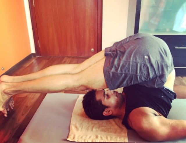 Actor Sidharth Malhotra recently took up yoga and practices it religiously. (Instagram)