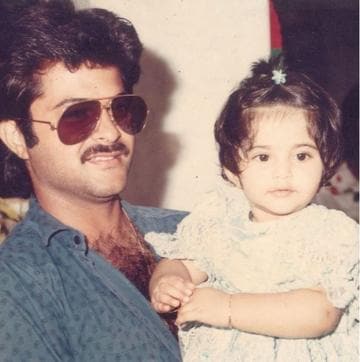 Sonam had a throwback picture to celebrate Fathers’ day. (Instagram)