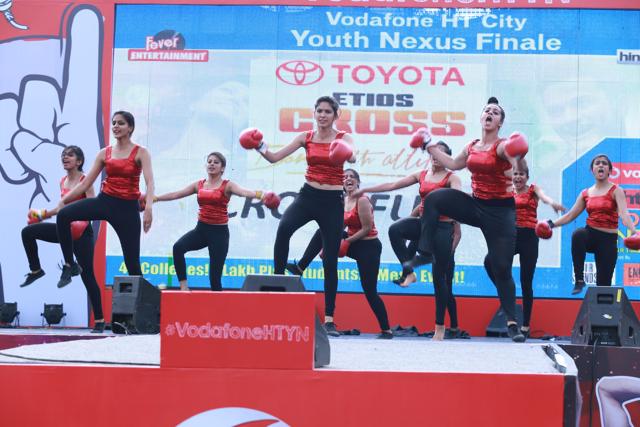 Members of Mudra, the dance society of Jesus and Mary College. (Waseem Gashroo/ Hindustan Times)