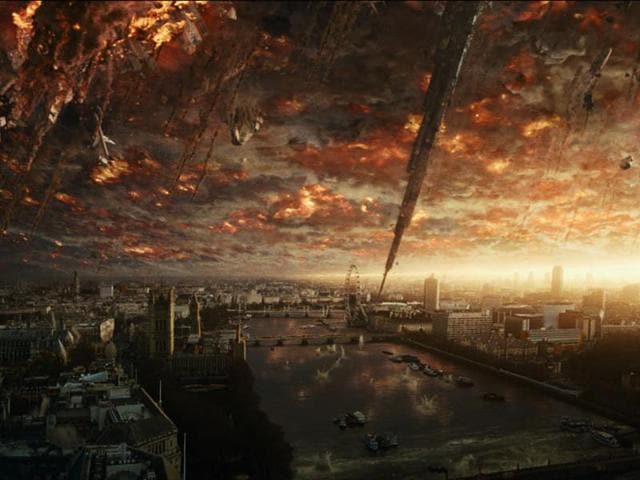Independence Day: Resurgence has Burj Khalifa spearing the Thames but India’s monuments were left alone.(20th Century Fox)