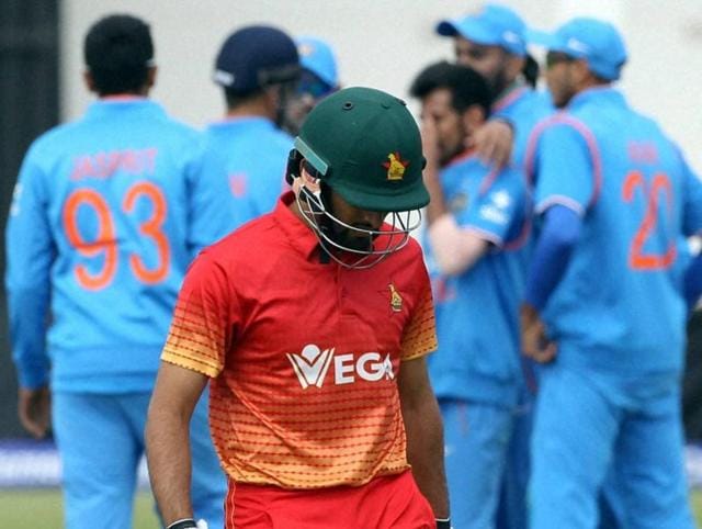 Two Indians have been arrested in the incident that came to light after India team’s two-run defeat in the opening T20 match against Zimbabwe on Saturday. (AP Photo) Two Indians have been arrested in the incident that came to light after India team’s two-run defeat in the opening T20 match against Zimbabwe on Saturday. (AP Photo)