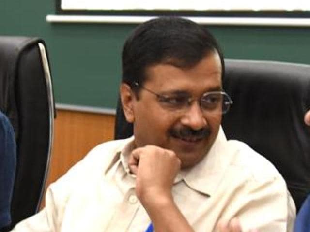 Delhi chief minister Arvind Kejriwal on Monday acussed the central government of shielding BJP MP Mahesh Girri in the murder case of New Delhi Municipal Corporation (NDMC) legal officer MM Khan. (PTI) Delhi chief minister Arvind Kejriwal on Monday acussed the central government of shielding BJP MP Mahesh Girri in the murder case of New Delhi Municipal Corporation (NDMC) legal officer MM Khan. (PTI)