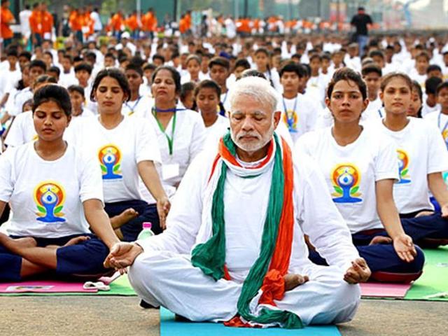 Bihar chief minister Nitish Kumar has decided not to observe World Yoga Day, apparently taking offence to the BJP-led central government cold shouldering his call for total prohibition, an issue close to his heart. (Ajay Aggarwal/HT File Photo) Bihar chief minister Nitish Kumar has decided not to observe World Yoga Day, apparently taking offence to the BJP-led central government cold shouldering his call for total prohibition, an issue close to his heart. (Ajay Aggarwal/HT File Photo)