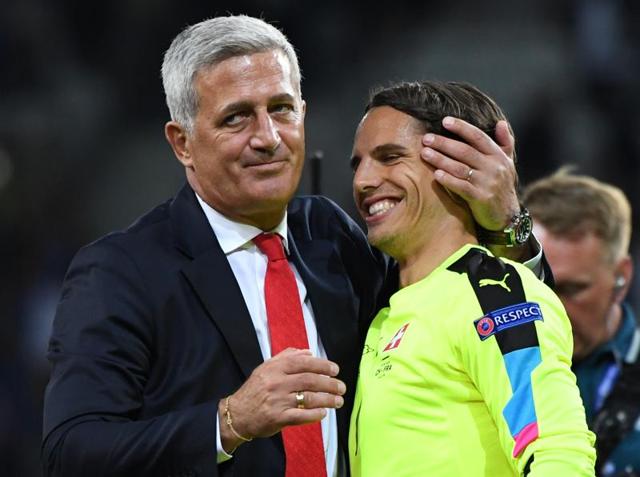 Yann Sommer produced a man-of-the-match performance to hold on for the draw they needed to secure second place in their group. (AFP) Yann Sommer produced a man-of-the-match performance to hold on for the draw they needed to secure second place in their group. (AFP)