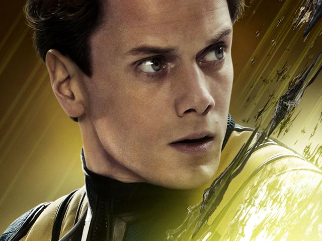 The 27-year-old actor reprises his role as Pavel Chekov in the third installment of the rebooted Star Trek film franchise. The 27-year-old actor reprises his role as Pavel Chekov in the third installment of the rebooted Star Trek film franchise.