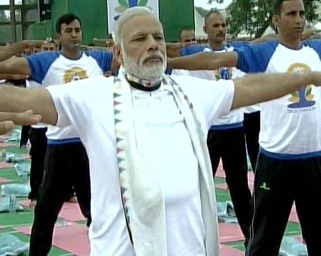 Prime Minister Narendra Modi performs yoga at Capitol Complex in Chandigarh. (ANI) Prime Minister Narendra Modi performs yoga at Capitol Complex in Chandigarh. (ANI)