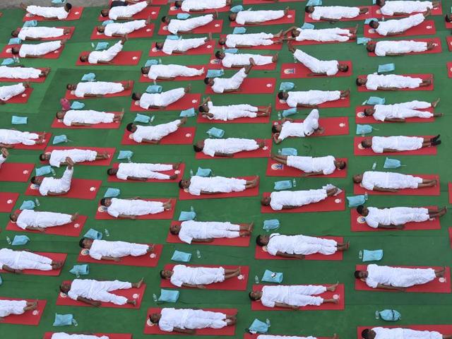 The United Nations General Assembly declared June 21 as the International Day of Yoga in December 2014. (Raj K Raj/HT Photo) The United Nations General Assembly declared June 21 as the International Day of Yoga in December 2014. (Raj K Raj/HT Photo)