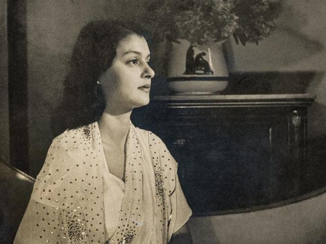 Maharani gayatri Devi, the erstwhile queen of Jaipur. (Hindustan Times)